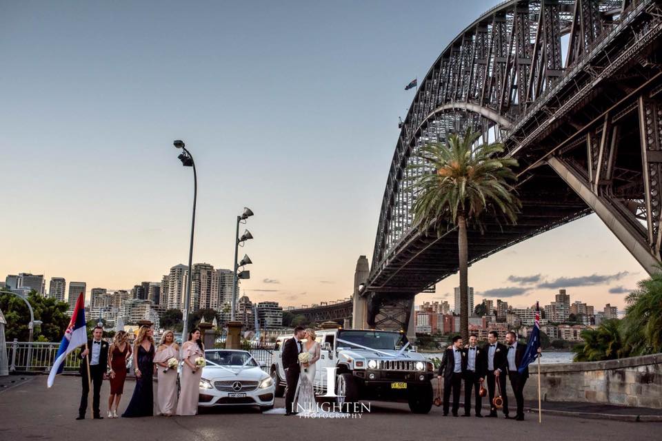 Congratulations to Dijana & Mile on their wedding day. Stunning photo from Inlighten Photography under the iconic Sydney Harbour Bridge.