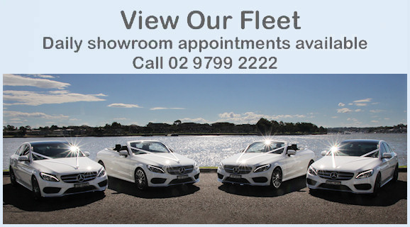 View the entire fleet at HF Wedding & Hire Cars, Daily Appointments Available