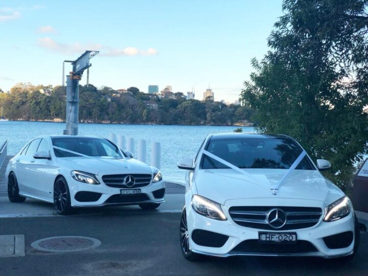 Our stunning white Mercedes Benz C Class Sedans W205